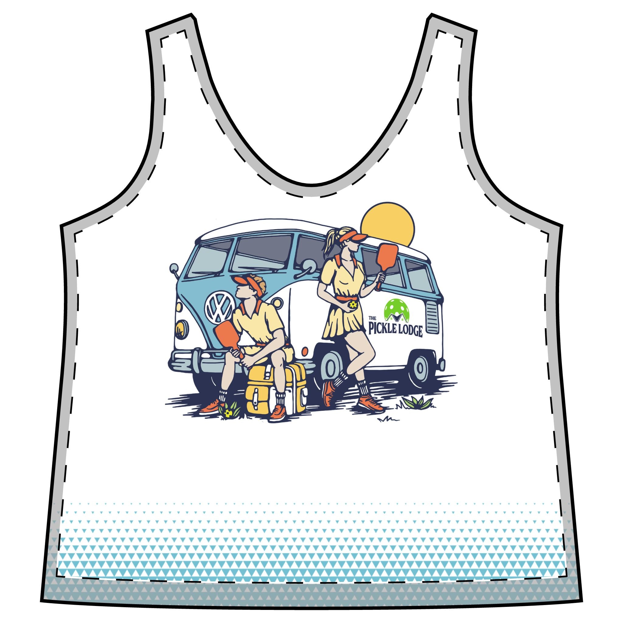 North Shore Interclub | Team BLUE Women's Racerback Performance Tank
