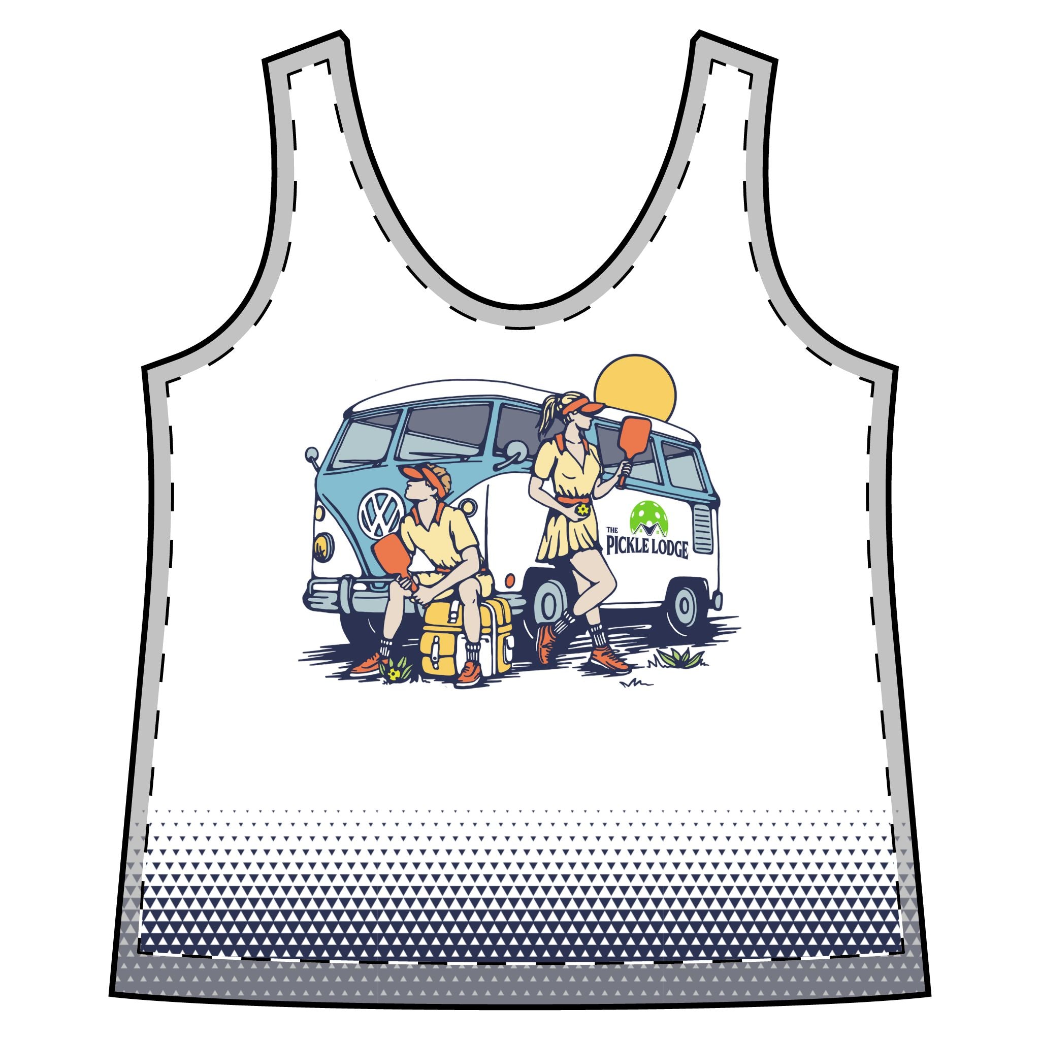 North Shore Interclub | Team NAVY Women's Racerback Performance Tank