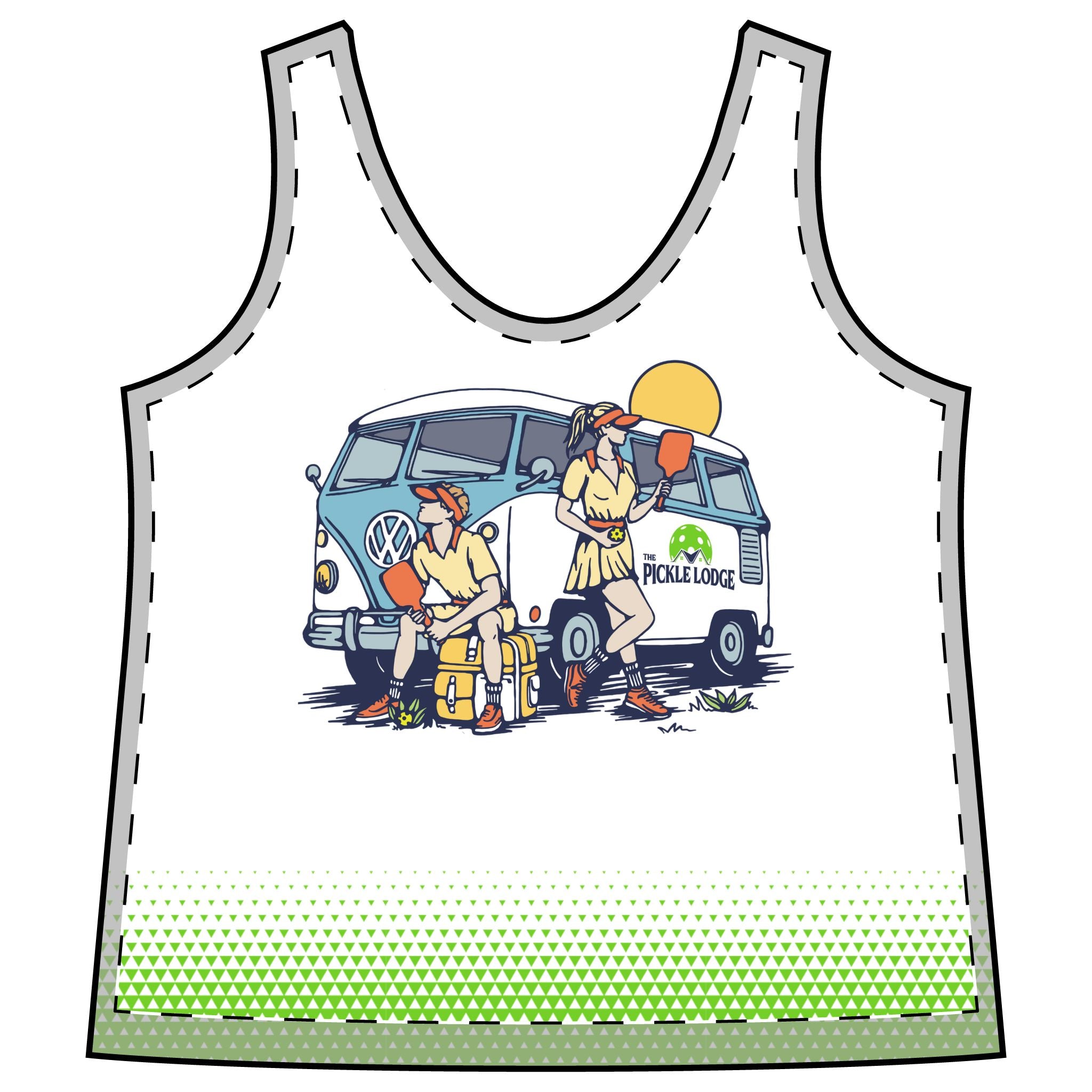North Shore Interclub | Team GREEN Women's Racerback Performance Tank