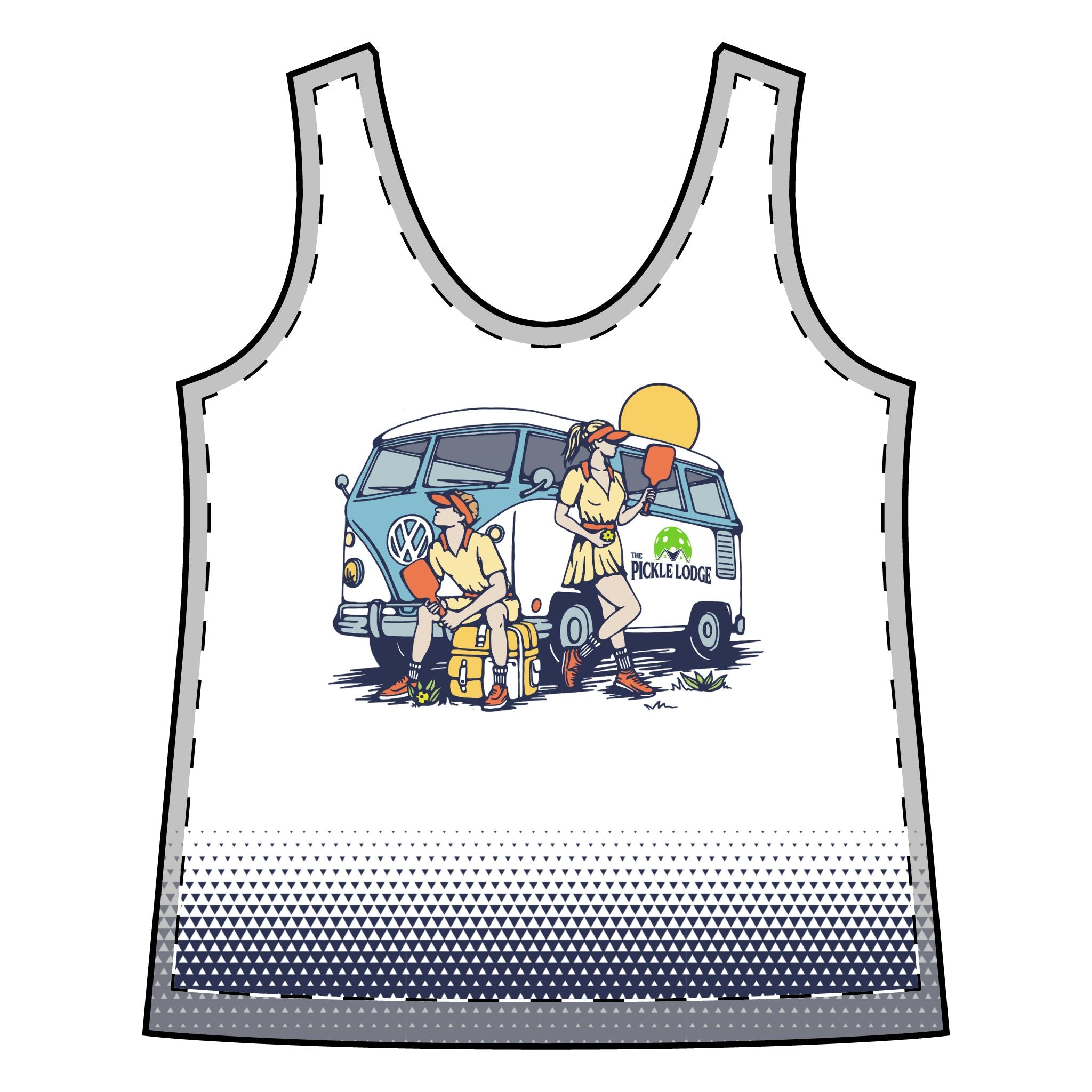 North Shore Interclub | Team NAVY Women's Racerback Performance Tank