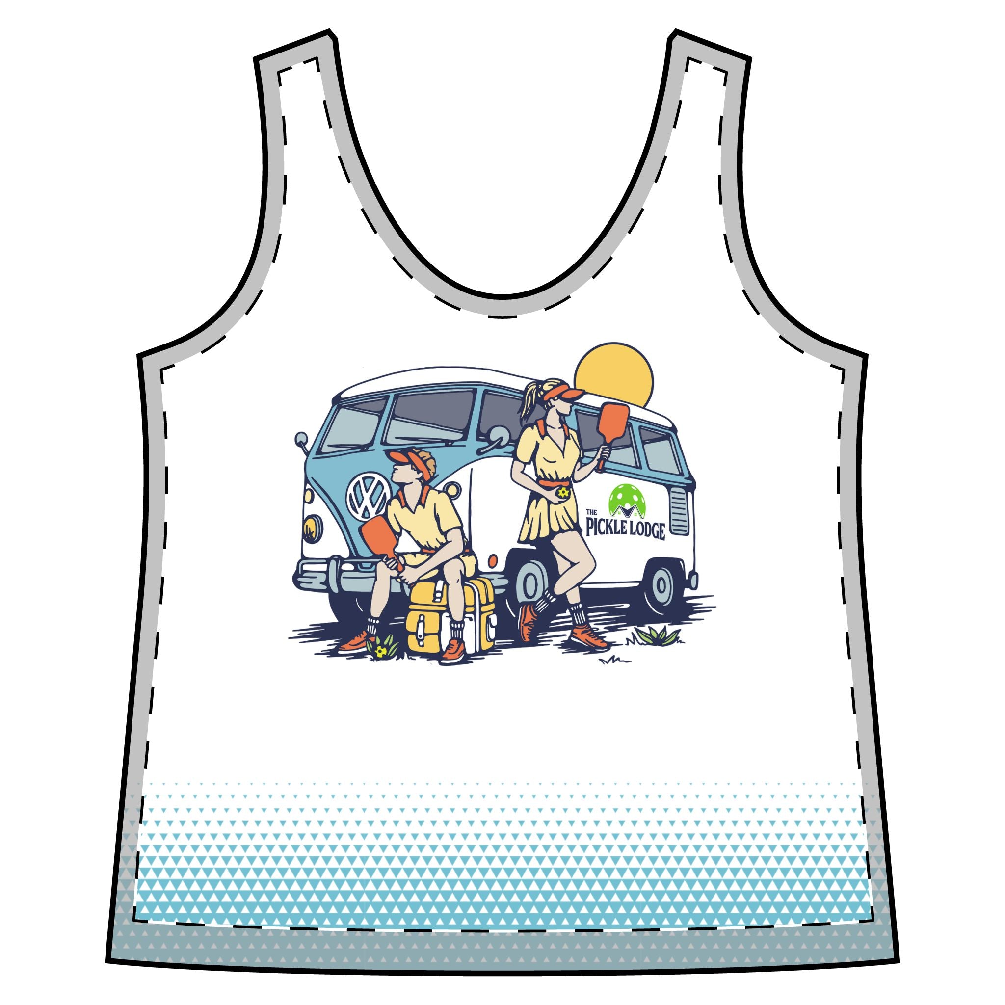 North Shore Interclub | Team BLUE Women's Racerback Performance Tank