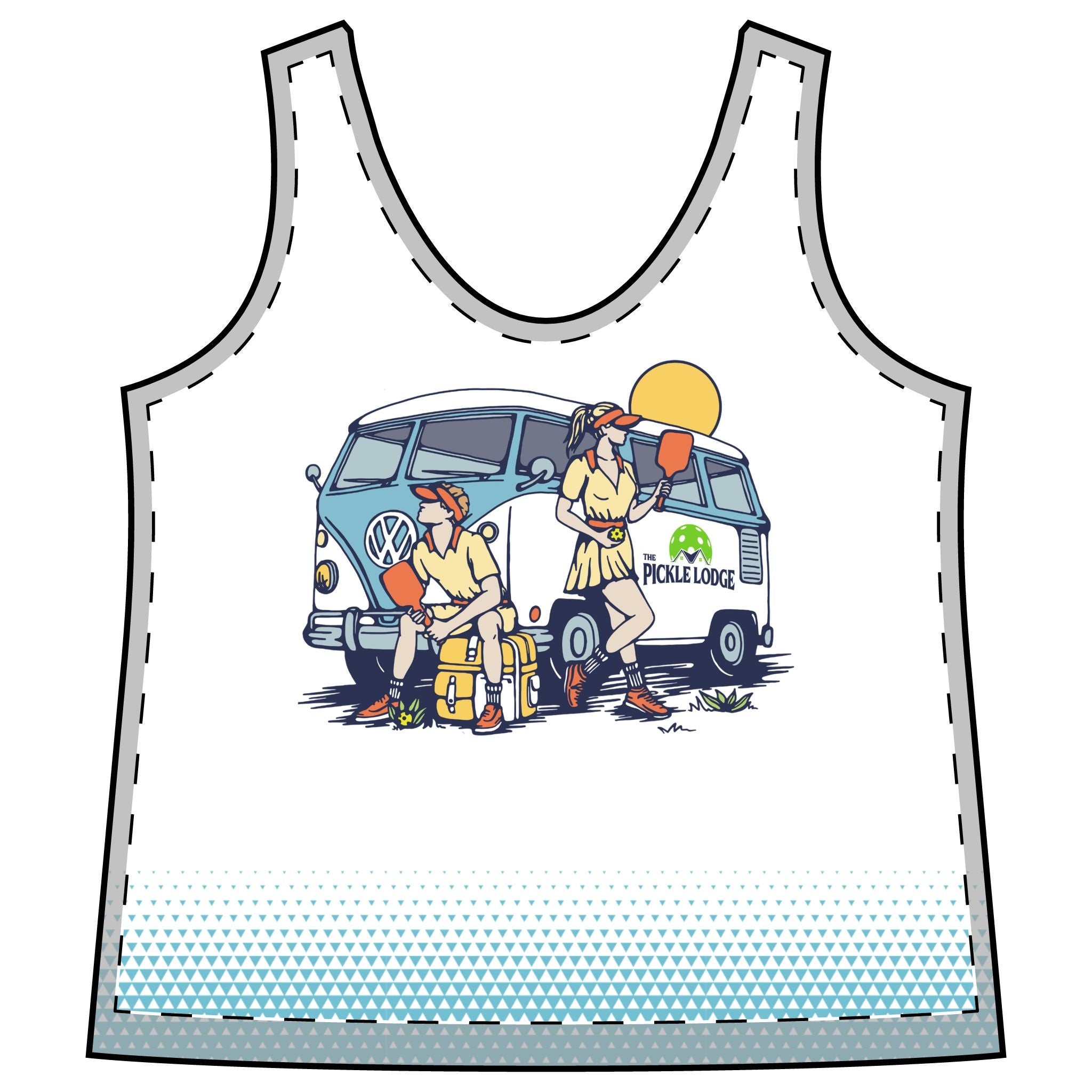 North Shore Interclub | Team BLUE Women's Racerback Performance Tank