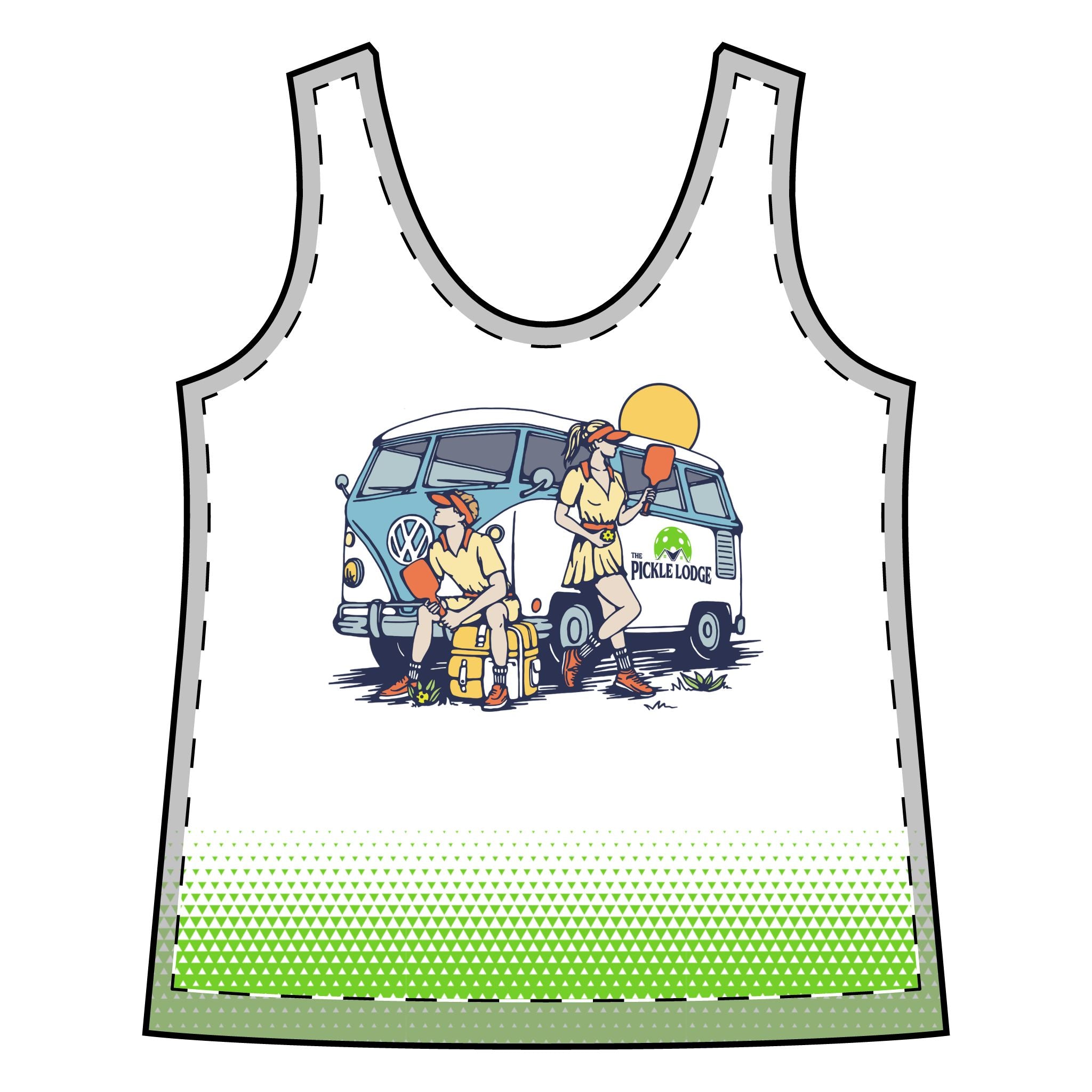 North Shore Interclub | Team GREEN Women's Racerback Performance Tank