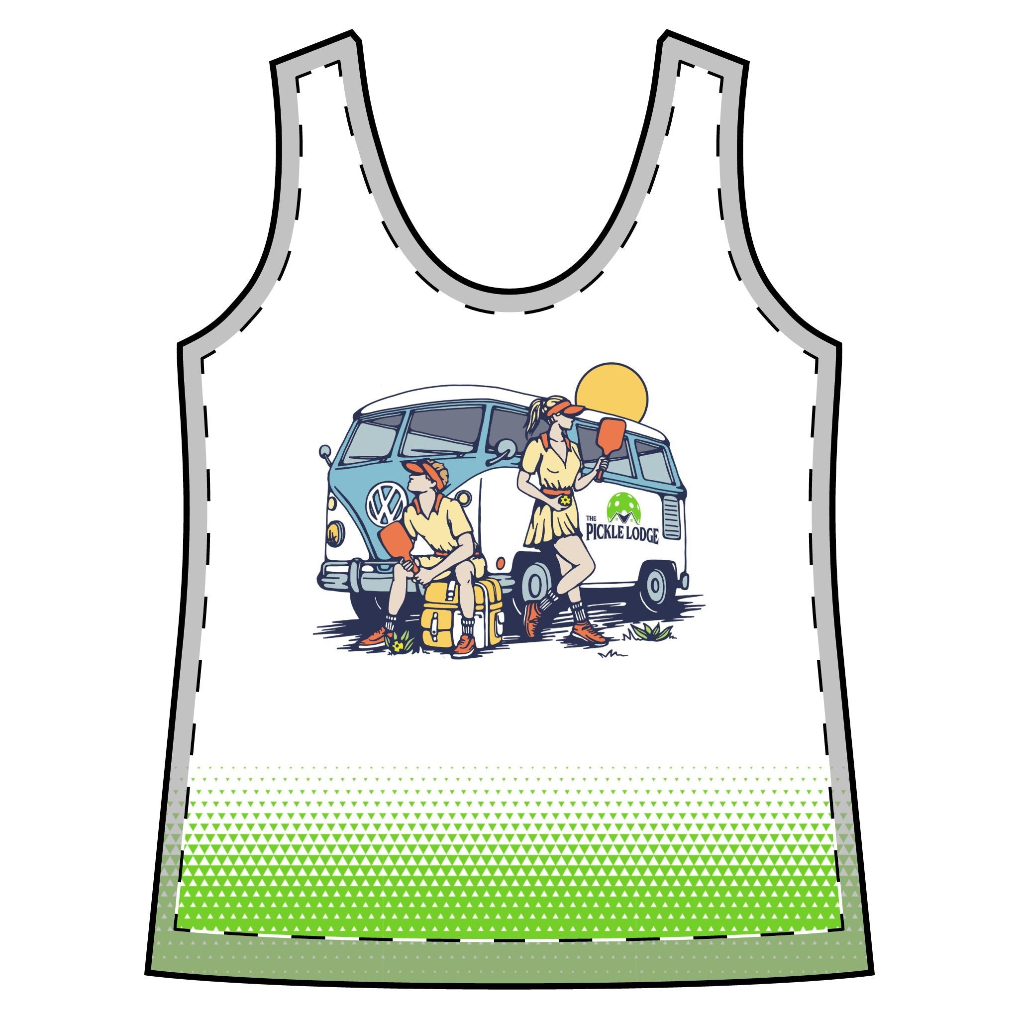 North Shore Interclub | Team GREEN Women's Racerback Performance Tank