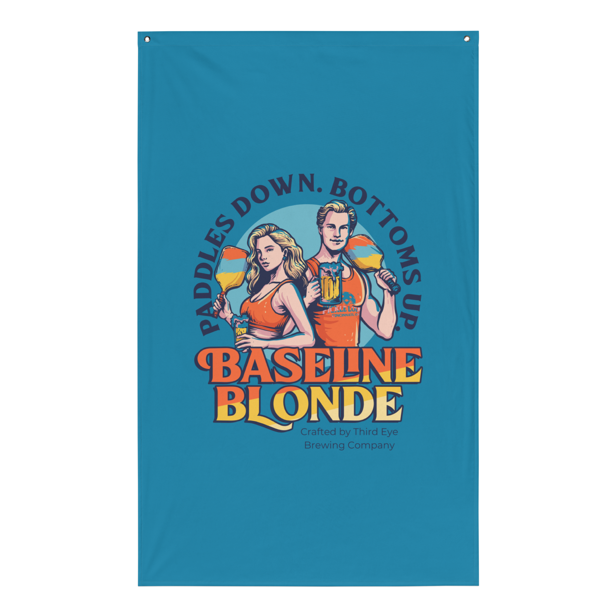 The Pickle Lodge Baseline Blonde Flag