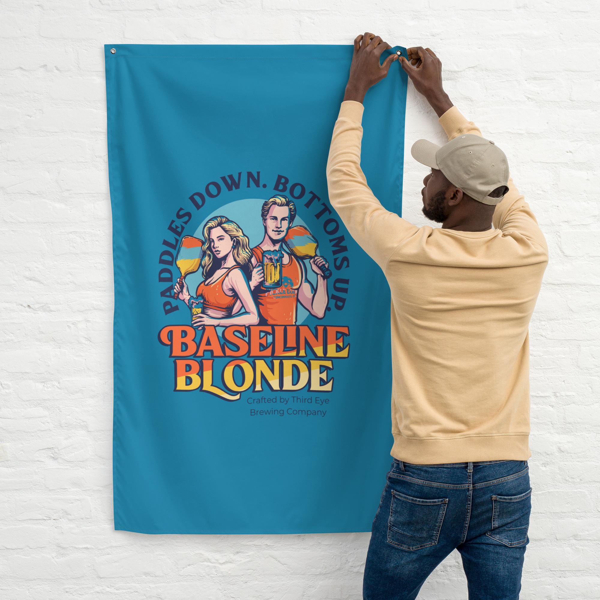 The Pickle Lodge Baseline Blonde Flag - Thumbnail 2