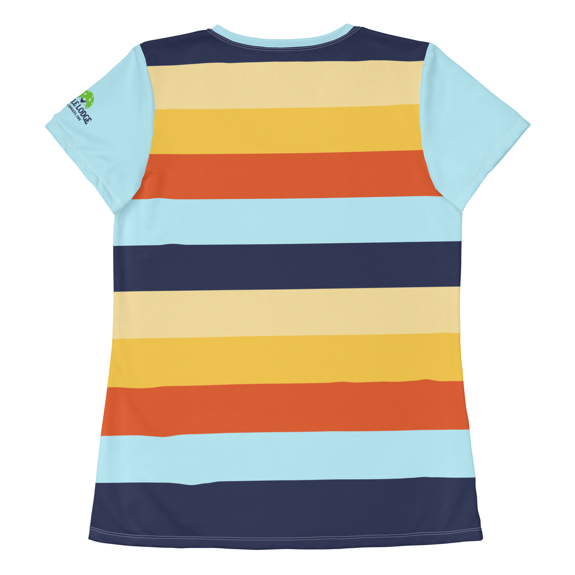 Women's Athletic T-Shirt (Horizon Lines)