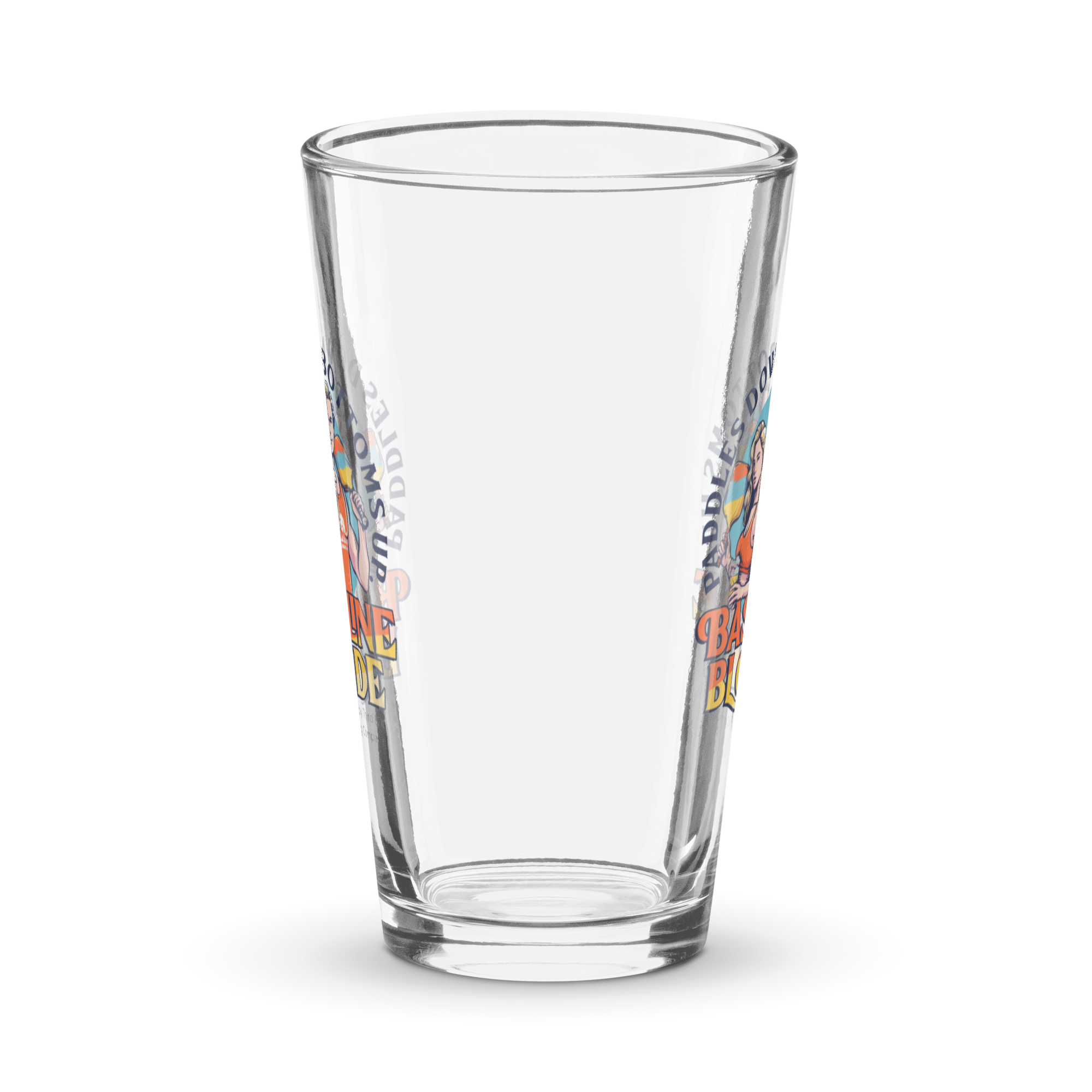 The Pickle Lodge Baseline Blonde Pint Glass